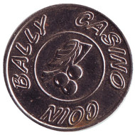 Жетон игровой. "Bally Casino Coin". США. Жетон игровой. "Bally Casino Coin". США.