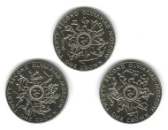 XXII летняя олимпиада в Москве. Набор из 3-х монет (1 крона), 1980 год, Остров Мэн. 