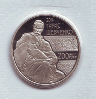 Монета 50 тенге. 2014 год, Казахстан. (в запайке). Тарас Шевченко. Монета 50 тенге. 2014 год, Казахстан. (в запайке). Тарас Шевченко.