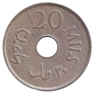 Монета 20 милей. 1927 год, Палестина. Монета 20 милей. 1927 год, Палестина.