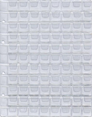 Лист для монет, с клапанами, на 88 ячеек. Формат "Optima" (Оптима), производство Россия. Лист для монет, с клапанами, на 88 ячеек. Формат "Optima" (Оптима), производство Россия.