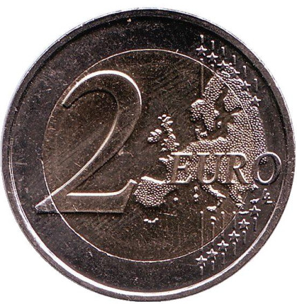 Монета 2 евро. 2014 год, Франция.