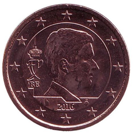 Монета 5 центов. 2016 год, Бельгия.