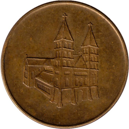 Автобусный жетон. 1966-1999 гг., Лунд, Швеция.