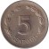 Монета 5 сентаво. 1946 год, Эквадор.
