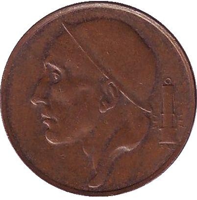 Монета 50 сантимов. 1991 год, Бельгия. (Belgie) Монета 50 сантимов. 1991 год, Бельгия. (Belgie)