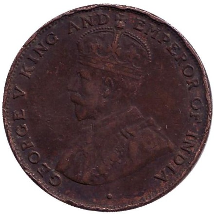 Монета 1 цент. 1924 год, Гонконг (Британская колония). Монета 1 цент. 1924 год, Гонконг (Британская колония).