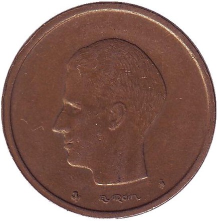 Монета 20 франков. 1980 год, Бельгия (Belgie).