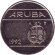 Монета 10 центов. 1992 год, Аруба.