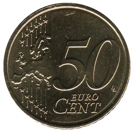 Монета 50 центов. 2016 год, Люксембург. Монета 50 центов. 2016 год, Люксембург.