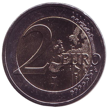 Монета 2 евро. 2014 год, Кипр.