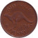 Монета 1 пенни. 1942 год, Австралия. (Точка после "PENNY") Кенгуру.
