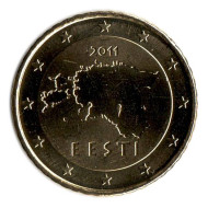 Монета 50 центов, 2011 год, Эстония. Монета 50 центов, 2011 год, Эстония.