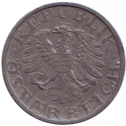 Монета 10 грошей. 1948 год, Австрия. Монета 10 грошей. 1948 год, Австрия.