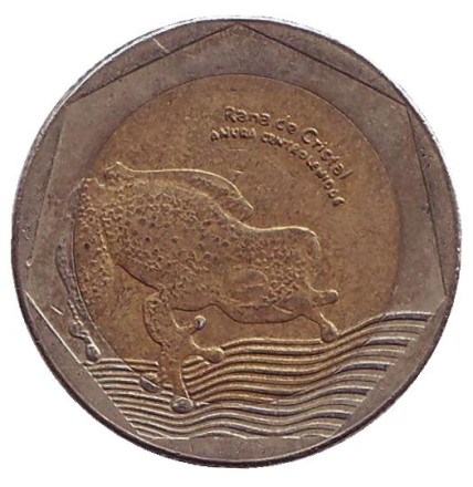 Монета 500 песо. 2016 год, Колумбия. Из обращения. Стеклянная лягушка.