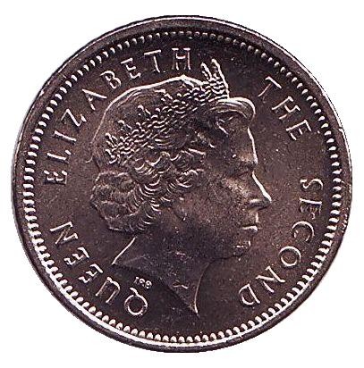 Монета 5 пенсов. 2004 год, Фолклендские острова. UNC. Чернобровый альбатрос. Монета 5 пенсов. 2004 год, Фолклендские острова. UNC. Чернобровый альбатрос.