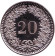 Монета 20 раппенов. 2015 год, Швейцария. UNC. Монета 20 раппенов. 2015 год, Швейцария. UNC.