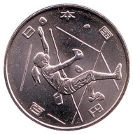 Монета 100 йен. 2019 год, Япония. Спортивное скалолазание. XXXII летние Олимпийские игры (Токио). Монета 100 йен. 2019 год, Япония. Спортивное скалолазание. XXXII летние Олимпийские игры (Токио).
