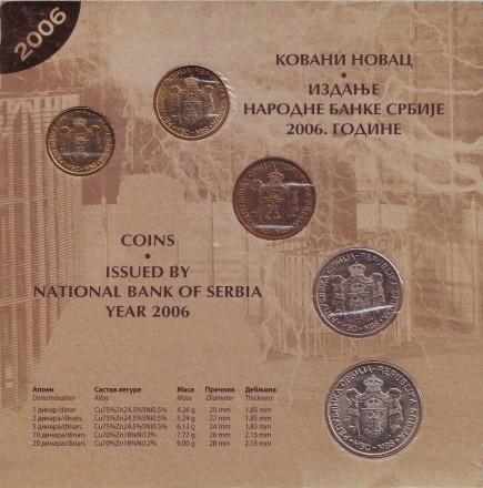 150 лет со дня рождения Николы Теслы. Набор монет Сербии (5 шт.), 2006 год. 150 лет со дня рождения Николы Теслы. Набор монет Сербии (5 шт.), 2006 год.