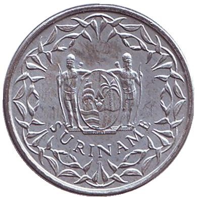 Монета 1 цент. 1978 год, Суринам. UNC.