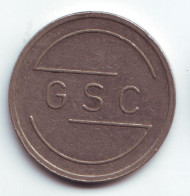 Жетон "GSC". Жетон "GSC".