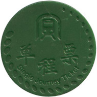 Жетон Китайского метрополитена, г. Шэнчьжэнь. Жетон Китайского метрополитена, г. Шэнчьжэнь.