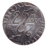 Монета 1000 эскудо, 1999 год, Португалия. 25 лет со дня революции 25 апреля. Монета 1000 эскудо, 1999 год, Португалия. 25 лет со дня революции 25 апреля.