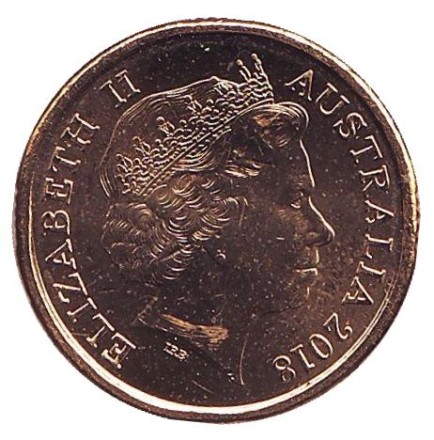 Монета 2 доллара. 2018 год, Австралия. Старейшина аборигенов.