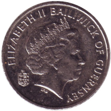 Монета 5 пенсов. 2003 год, Гернси. Парусники. Монета 5 пенсов. 2003 год, Гернси. Парусники.