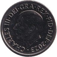 Монета 5 пенсов. 2023 год, Великобритания. Монета 5 пенсов. 2023 год, Великобритания.