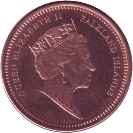 Монета 1 пенни. 2019 год, Фолклендские острова. Субантарктические пингвины. Монета 1 пенни. 2019 год, Фолклендские острова. Субантарктические пингвины.