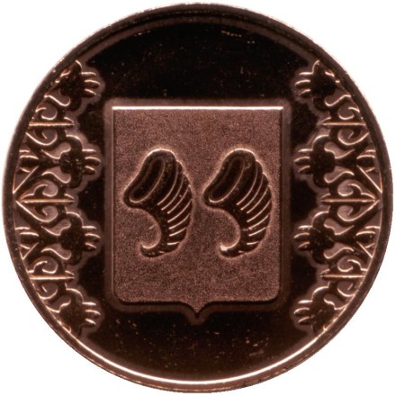 Нерехта. Церковь Преображения. Памятный жетон из годового набора "Древние города России". СПМД, 2014 год, Россия. Нерехта. Церковь Преображения. Памятный жетон из годового набора "Древние города России". СПМД, 2014 год, Россия.