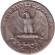 Монета 25 центов. 1948 год, США. (Отметка монетного двора D). Вашингтон. Монета 25 центов. 1948 год, США. (Отметка монетного двора D). Вашингтон.