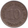 Монета 10 пфеннигов. 1908 год (E), Германская империя. Монета 10 пфеннигов. 1908 год (E), Германская империя.