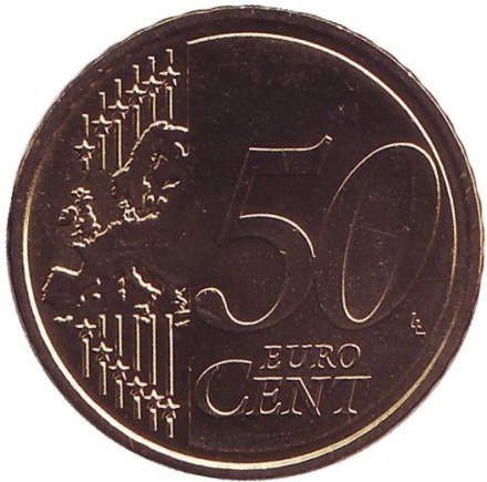 Монета 50 центов. 2008 год, Мальта. Монета 50 центов. 2008 год, Мальта.