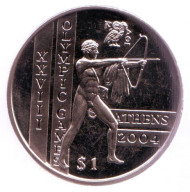Монета 1 доллар. 2003 год, Сьерра-Леоне. (Вар. II) XXVIII Олимпийские игры — Афины 2004.