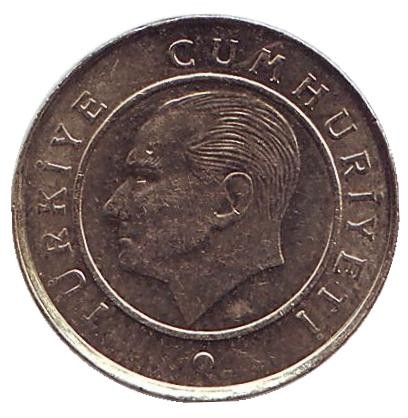 Монета 10 курушей. 2018 год, Турция. Монета 10 курушей. 2018 год, Турция.