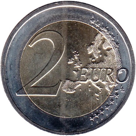 Монета 2 евро. 2023 год, Словакия. 100 лет первому переливанию крови в Словакии.