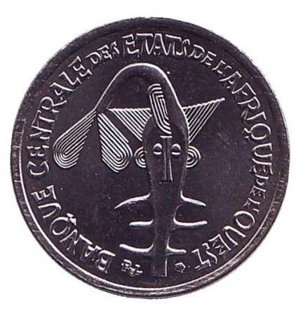Монета 50 франков. 2013 год, Западные Африканские штаты.