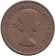 Монета 1/2 кроны. 1953 год, Великобритания. Монета 1/2 кроны. 1953 год, Великобритания.
