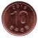 Монета 10 вон. 2019 год, Южная Корея. UNC.