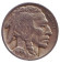 Монета 5 центов. 1936 год (D), США. Бизон. Индеец. Монета 5 центов. 1936 год (D), США. Бизон. Индеец.