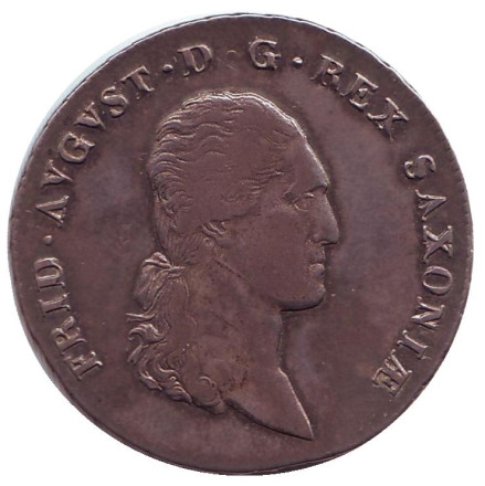 Монета 2/3 талера. 1817 год, Германия. Саксония. Монета 2/3 талера. 1817 год, Германия. Саксония.