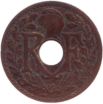 Монета 1/2 сантима. 1936 год, Французский Индокитай. Монета 1/2 сантима. 1936 год, Французский Индокитай.