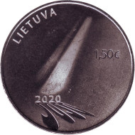 Монета 1,5 евро. 2020 год, Литва. Надежда. Монета 1,5 евро. 2020 год, Литва. Надежда.