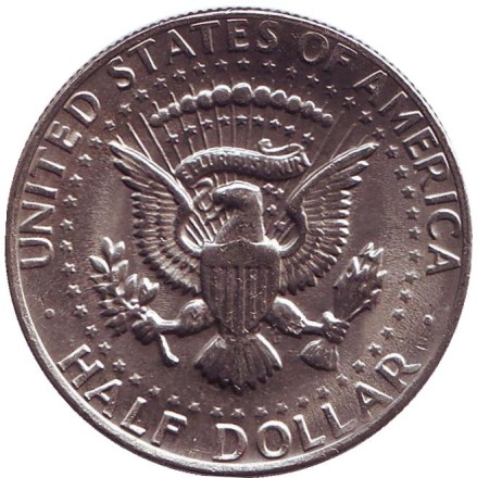 Монета 50 центов. 1983 год (P), США. Джон Кеннеди. Монета 50 центов. 1983 год (P), США. Джон Кеннеди.