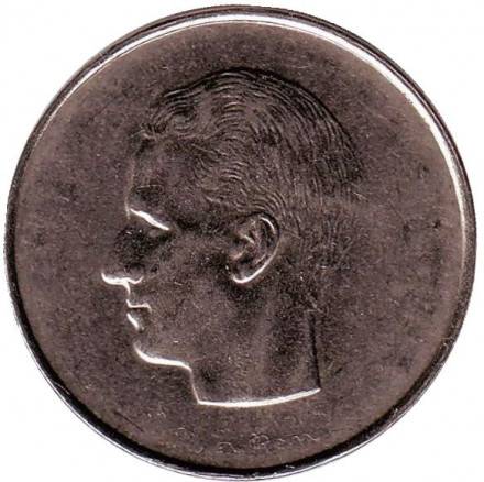 Монета 10 франков. 1975 год, Бельгия. (Belgie)