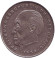 Монета 2 марки. 1981 год (F), ФРГ. Конрад Аденауэр. Монета 2 марки. 1981 год (F), ФРГ. Конрад Аденауэр.
