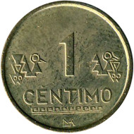 Монета 1 сентимо. 2004 год, Перу. Монета 1 сентимо. 2004 год, Перу.