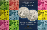 Монета 20 долларов. 2012 год, Канада. Бриллиантовый юбилей правления королевы Елизаветы II. Монета 20 долларов. 2012 год, Канада. Бриллиантовый юбилей правления королевы Елизаветы II.